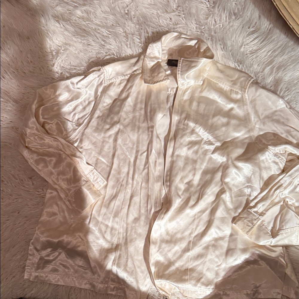 Lane Bryant Cream Blouse